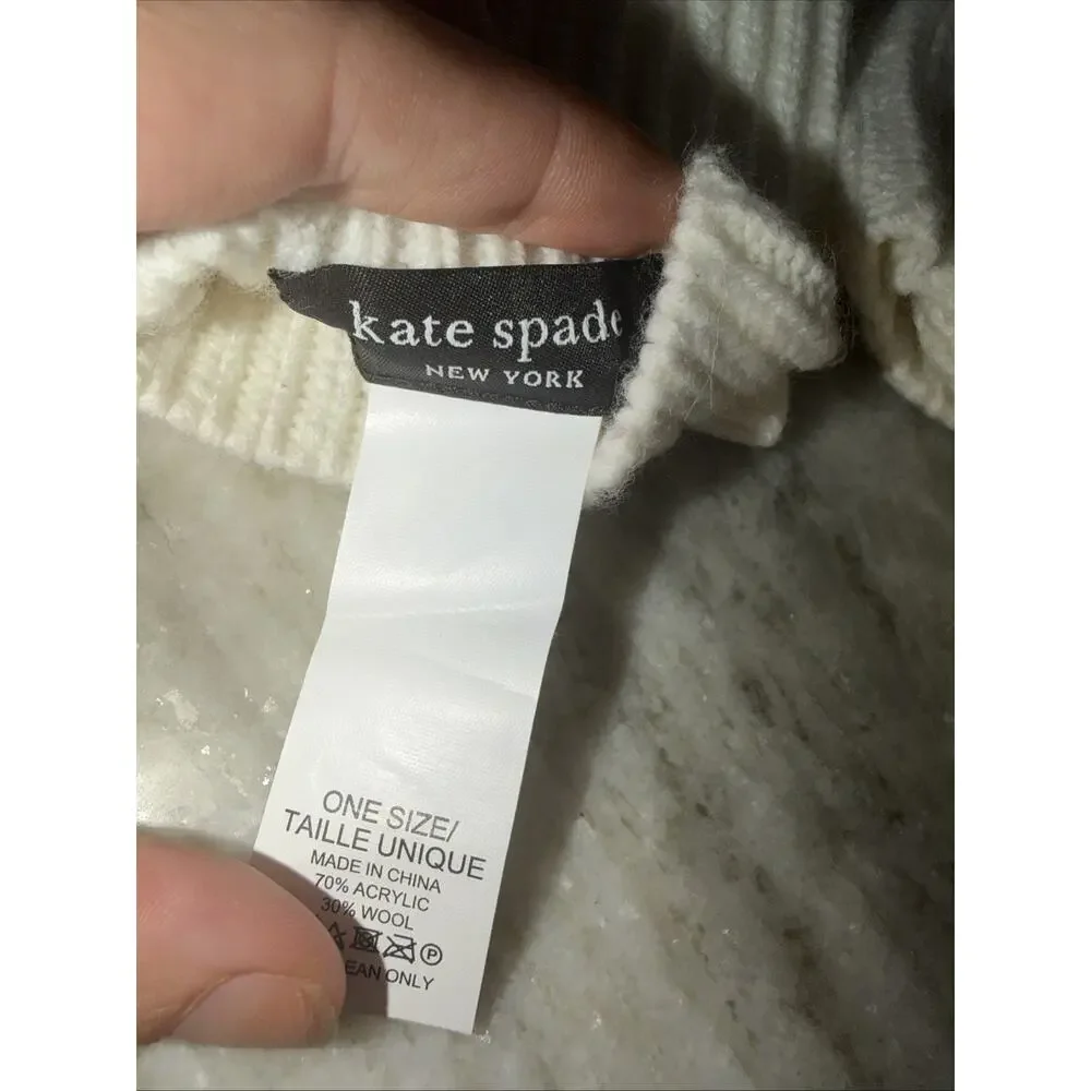 Kate spade New York Women's Spade Pop Top Mittens Gloves (AN12)